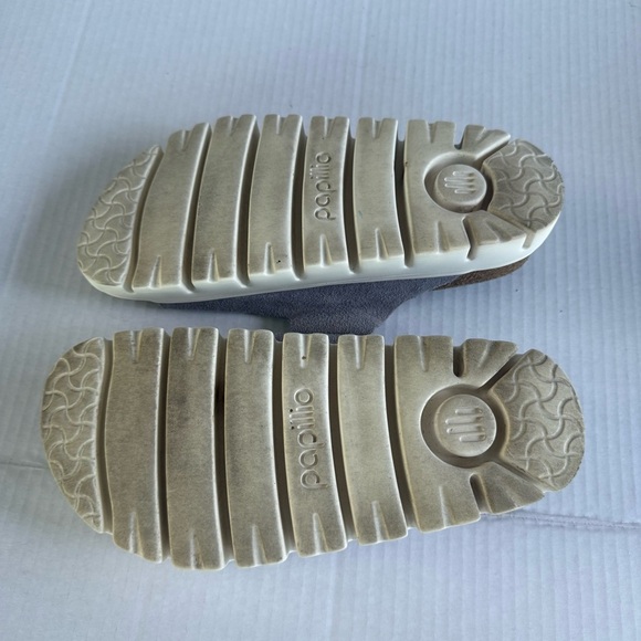 Papillio Light Purple Fog Suede Leather Chunky Sandals Size 37 6W 4M - Picture 6 of 11